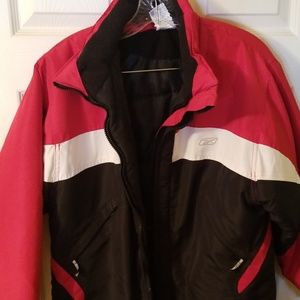 reebok jacket red